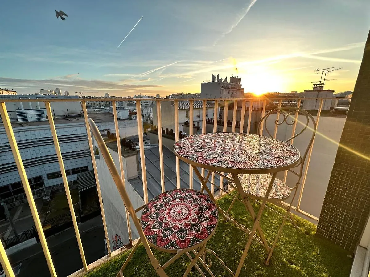 Apartment Paradis Du Canal St-Martin Et Jardin Villemin Paris